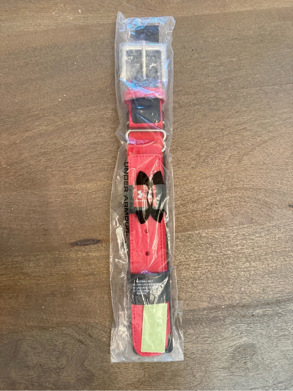 NWT Under Armour Red Baseball Belt Adjustable Style 1252084
